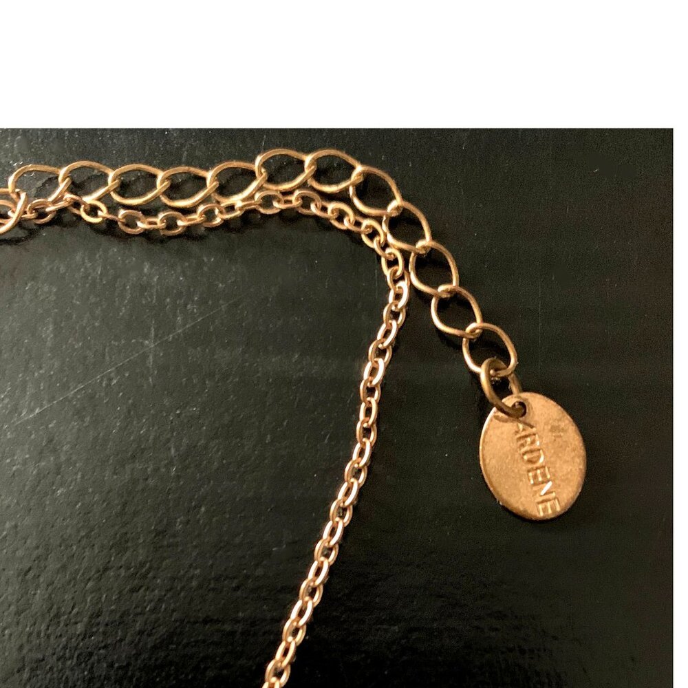 Vintage ARDENE BFF Fashion Necklace Pink Dino Pendant 15 in. + 3 in. extender - Picture 4 of 5
